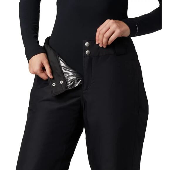 COLUMBIA Women's Bugaboo Snow Pants 3X Black Omni Heat Tech Waterproof NWT - Picture 2 of 12
